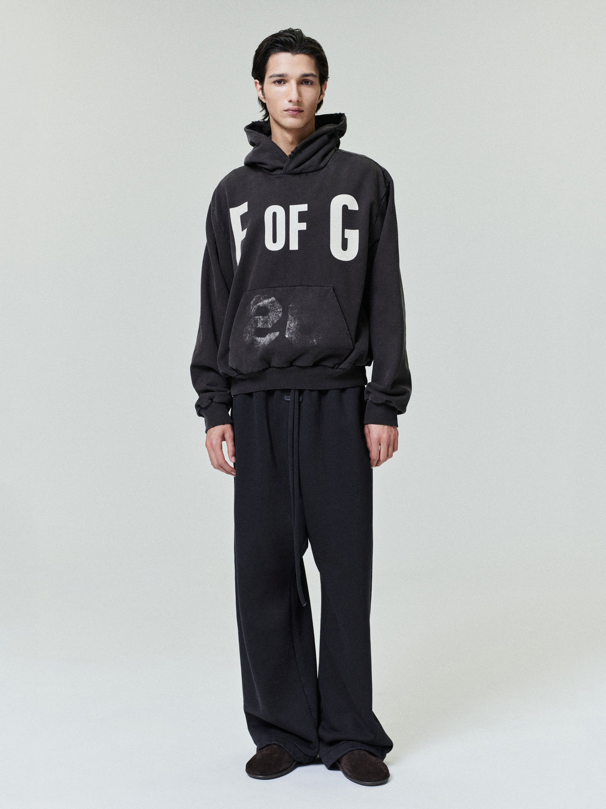 Sunfaded Wide Leg Sweatpant