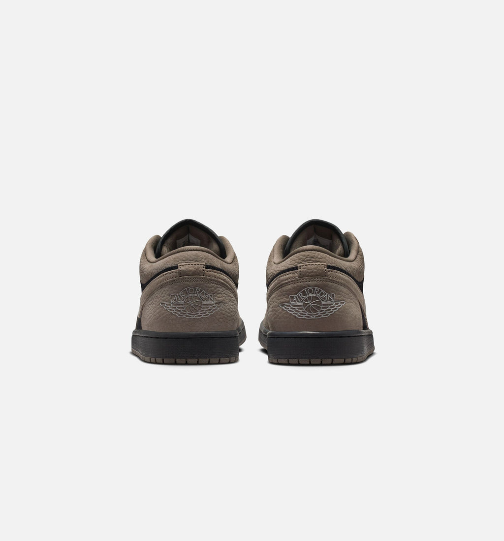 Air Jordan 1 Low SE - Men's Lifestyle Sneaker (Black/Olive Grey/Light Wild Mango)