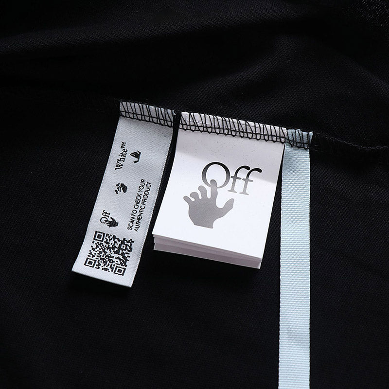 OFF-WHITE Line Dot Arrow Pattern T-Shirt