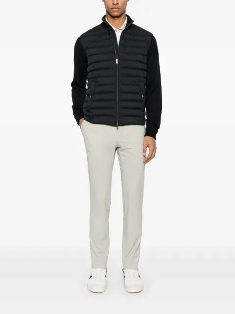 Herno zip-up padded cardigan