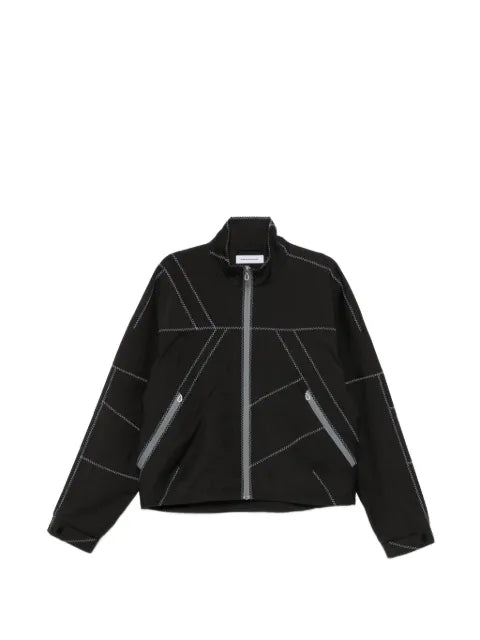 Kiko Kostadinov Fosco zigzag-stitching zip-fastening jacket