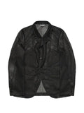Black Comme Des Garçons notch-lapel blazer