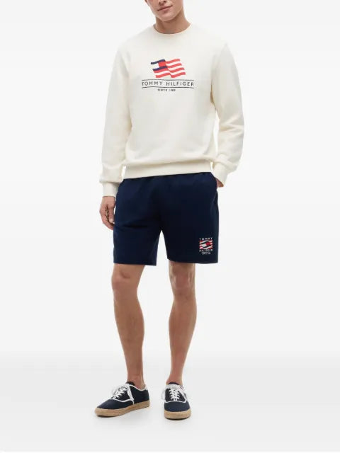 Tommy Hilfiger logo-embroidered sweatshirt