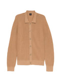 BOSS logo-patch cardigan
