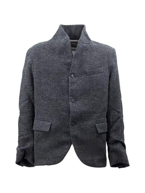 Bergfabel herringbone-pattern single-breasted jacket