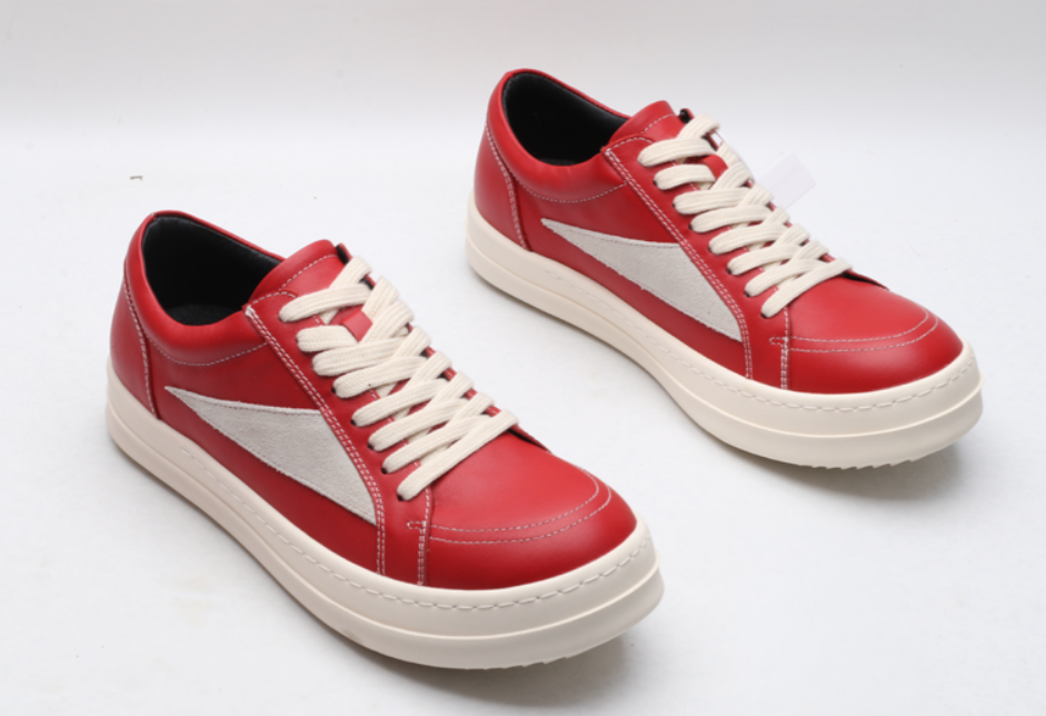 Minimal Leather Low-Top Sneakers