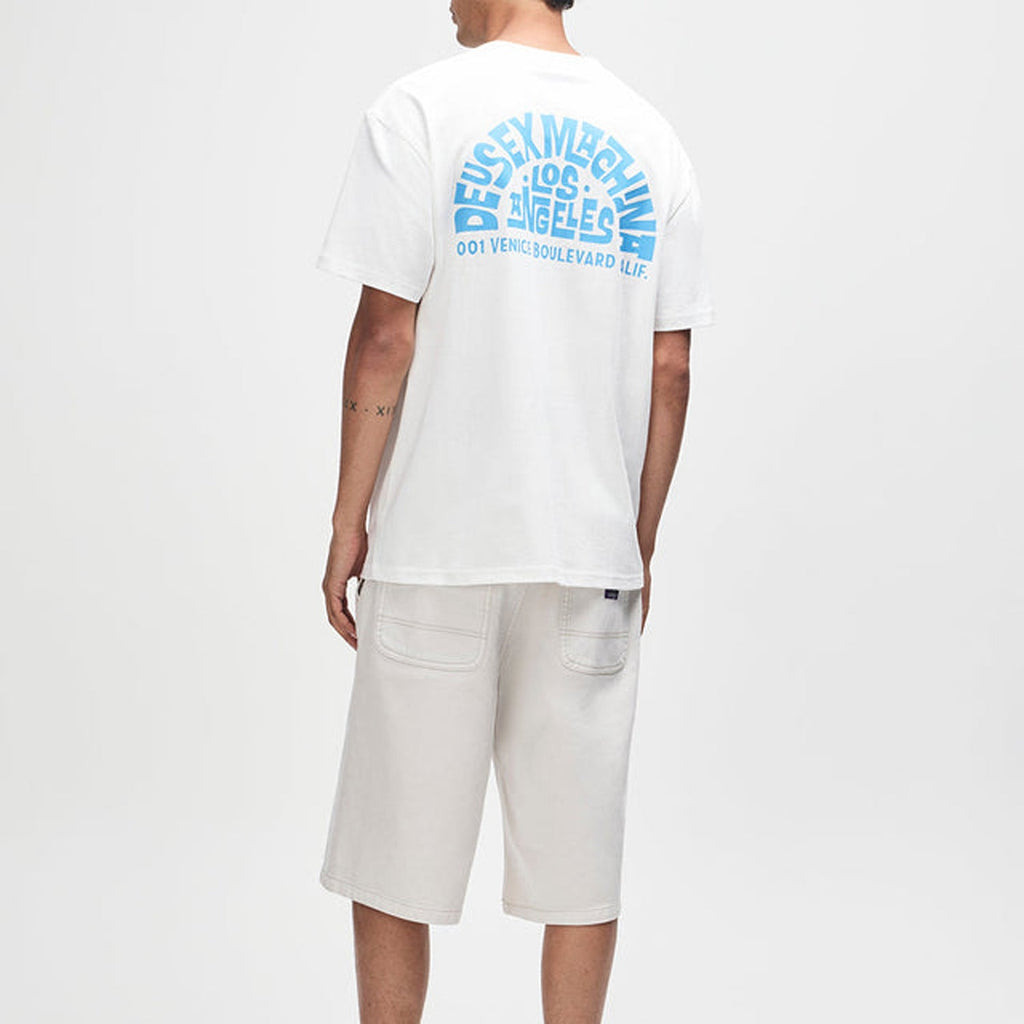 Deus Los Angeles Address Tee: Vintage White