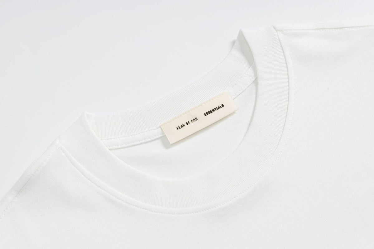 Fear Of God Essentials Signature Script Letter Print Tee Streetwear