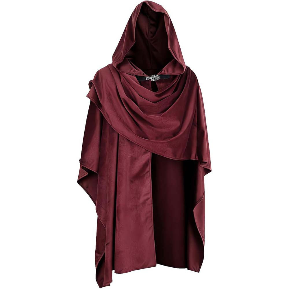 Halloween Medieval Hooded Shawl Cloak Dark Ranger Cosplay Cape