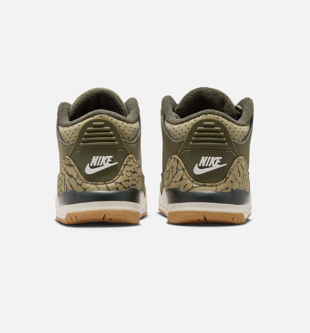 Air Jordan 3 Retro Medium Olive Infant & Toddler Lifestyle Shoe