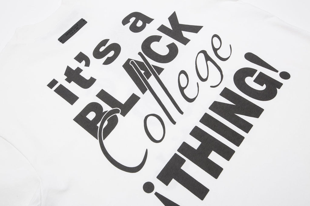Fear of God Essentials Black College Graphic T-Shirt