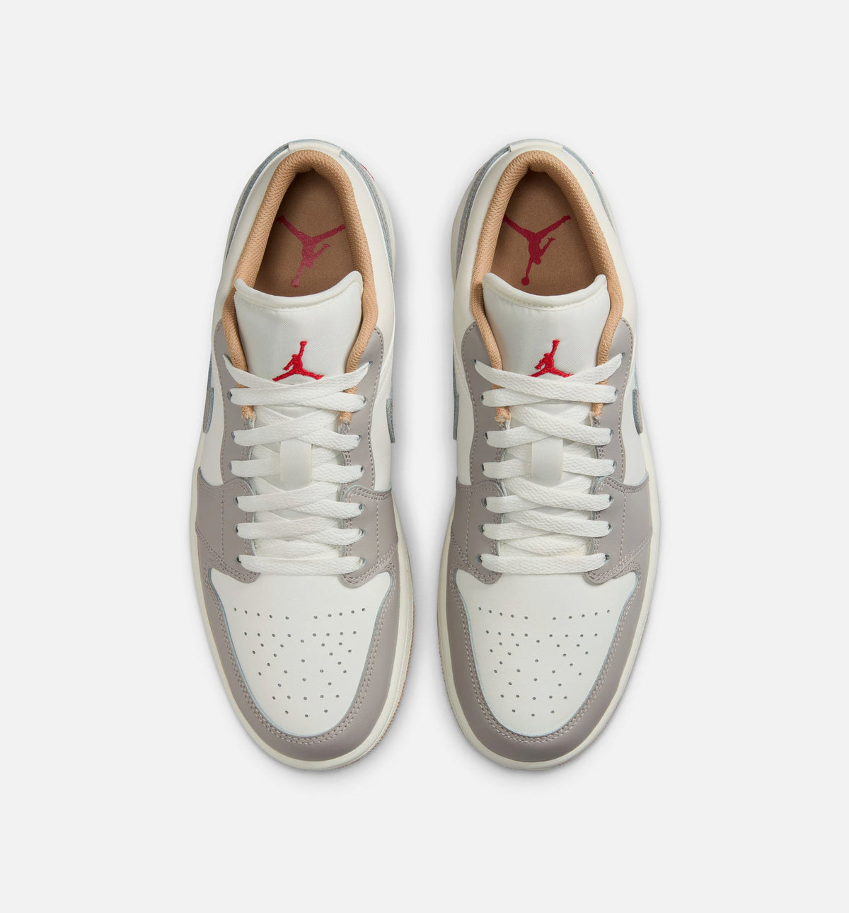 Air Jordan 1 Low “Sail/Fire Red” Men's Lifestyle Shoes