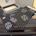 Chanel Graphic Motif Knit Scarf