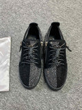Giuseppe Zanotti Black Studded Low-Top Sneakers