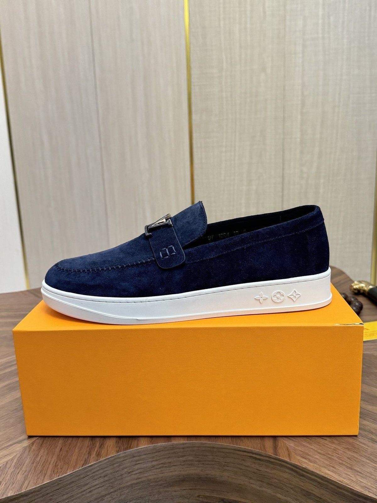Louis Vuitton Textured Slip-On Sneakers
